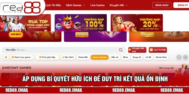 Áp dụng bí quyết hữu ích để duy trì kết quả ổn định