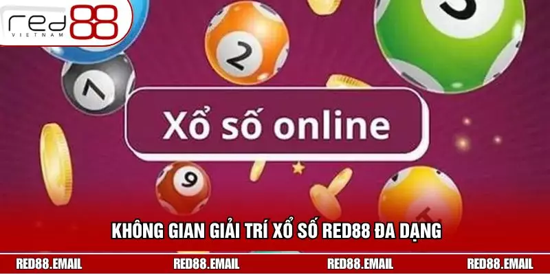 Không gian giải trí xổ số RED88 đa dạng