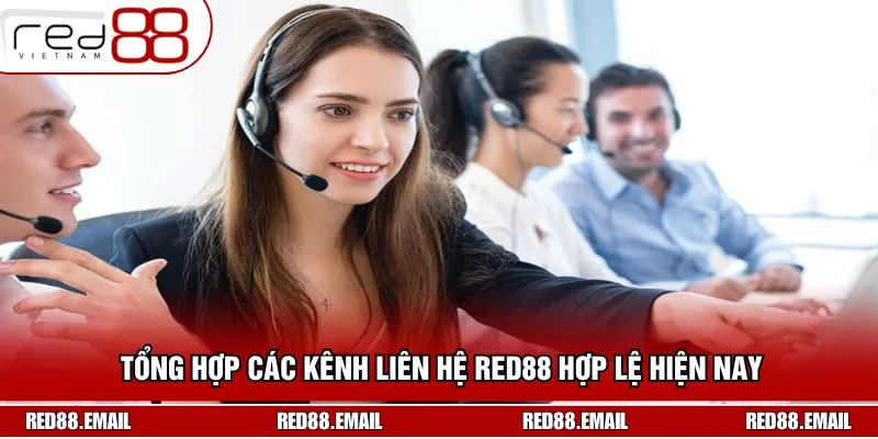 Nhiều kênh liên lạc RED88 giúp người dùng nhận được hỗ trợ nhanh chóng 